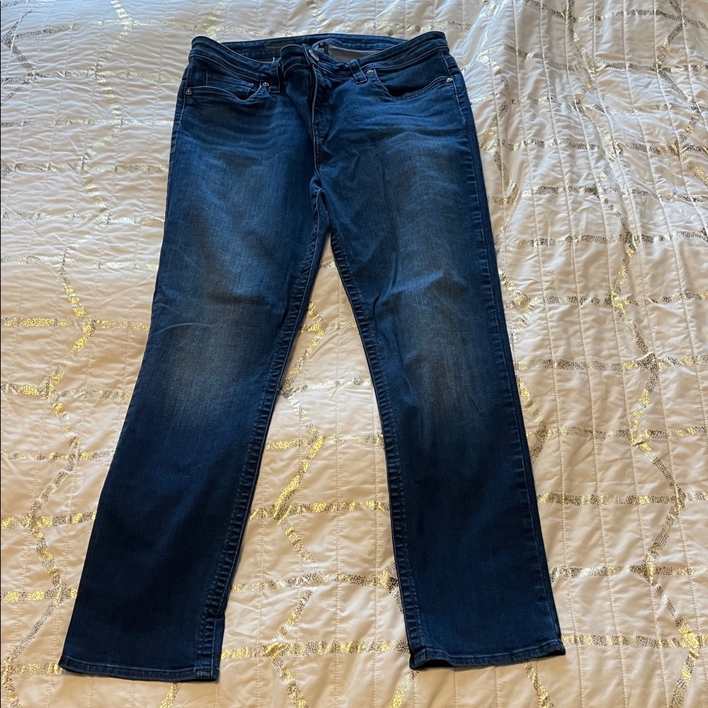 Kut from the Kloth Indigo Stevie Straight Leg Jeans